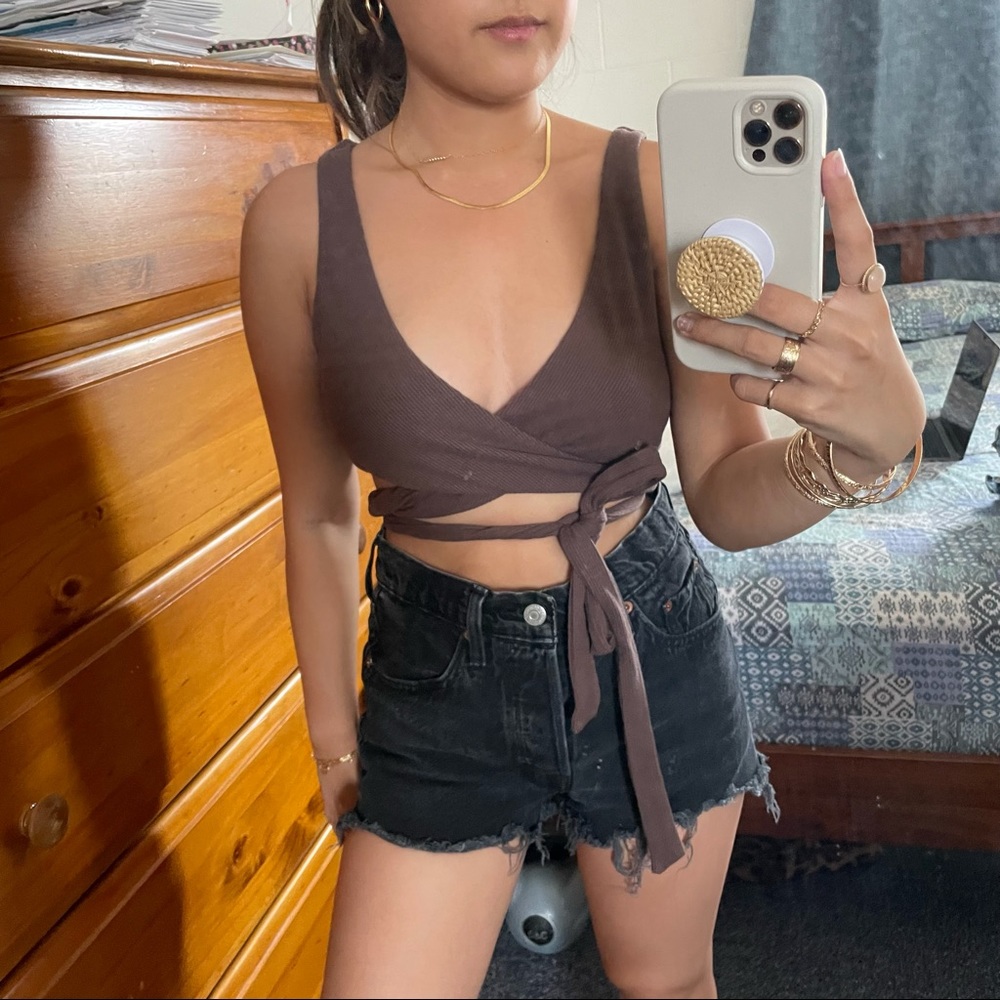 Princess polly wrap tipe top